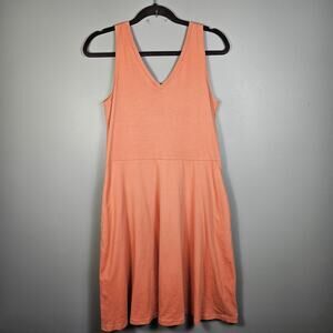 Pact Women's Midi Dress in Peach